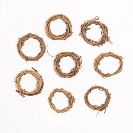 1" Mini Grapevine Wreaths - Package of 8